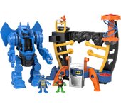 Fisher-Price Imaginext DC Super Friends Batman Centro de Mando Robot Set de Juego con Figuras y Accesorios, +3 años HML02 CPAHML02