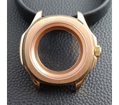 High-quality Silvery Black Case have inner ring 39.5mm watch men's case FIT NH34 NH35 NH36 movement Automtaic Watch Box