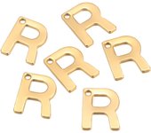 30pcs Stainless Steel Gold Color A-Z 26 Letter Pendant Alphabet Charms Pendant for DIY Jewelry Making Earrings Bracelet Necklace