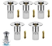 Minceetbien Colador de drenaje para fregadero emergente, colador de drenaje para fregadero Minceetbien, tapón para fregadero de baño, recogedor de pelo, aísla olores y evita bloqueos, para tapón de fregadero