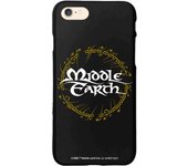 Funda original compatible con Iphone 7-8-SE 2020 - SE 3(2022) Negro con un diseño de LOTR Middle Earth Ring