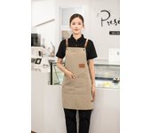 Perfessional Kitchen Apron Women Waterproof Grill Apron With Pockets Mandil Woman Taller Waiter Apron Nail Salon