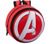 SAFTA  MOCHILA GUARDERIA REDONDA 3D AVENGERS MOCHILAS 3D REDONDAS 10x31x31 Cms.
