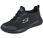 Shoes Calzado Laboral marca Skechers para mujer en color negro