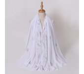 Chiffon Hijab Scarf Woman Turban With Rhinestone Muslim Islamic Headband Plain Shawl Headwrap Women Headscarf Scarves