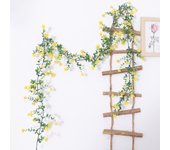 190cm Artificial Plants Babysbreath Eucalyptus Vine For Home Wedding Garden Outdoor Background Wall Hanging Flower Garland Decor
