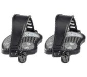 Pedales de bicicleta de ejercicio con correas para bicicleta de giro y bicicleta estática de interior, 1/2 pulgadas