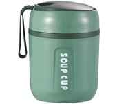 Lonchera con aislamiento, Taza para papilla, lonchera, Caja para SOPA, Balde de flecha portáthil, Olla para SOPA multiusos, mini Balde con aislamiento