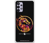 Funda original compatible con Samsung Galaxy A32 5G - Mortal Kombat Logo Fire