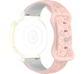 12/16/18/20/22mm Silicone Two-Tone Flower Soft Sport Strap for Amazfit GTR, Huawei, Xiaomi, Garmin, Samsung Gear/Galaxy Watch