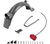Upgraded Electric Scooter Fender Kit Scooter Rear Mudguard with Light Kit for  Xiaomi mi M365 Pro Pro 2 1S Mi3