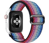Soft Nylon Loop Elastic Buckle Strap For Apple Watch SE Band 40mm44mm Series 8/7/6/5/4 iWatch Leopard Watchband Bracelet 41/45mm