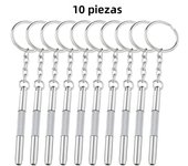 Steel Glasses Screwdriver Eyeglass Screwdriver Watch Repair Kit with Keychain Portable Hand Tools Precision Screwdriver Tools