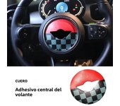 Steering Wheel Stickers For Mini cooper F54 F55 F56 F60 R50 R52 R53 R55-R61 Car Sticker Clubman 3D Dedicated Car Sticker