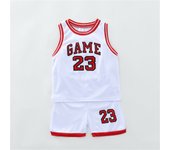 2PCS Children's Summer Fashion Tank Top Basketball Suit Baby Sleeveless Shorts Sports Set