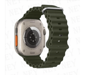 Ocean silicone strap for Apple Watch Ultra2 49mm 45mm 40mm 44mm 41mm sport bracelet for apple watch bands serie 9 8 7 6 5 4 3 SE