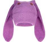 Gorro divertido de conejo, gorro de invierno, gorro de calavera cálido, gorro de esquí, gorro de punto, bonitos gorros de conejo con orejas largas