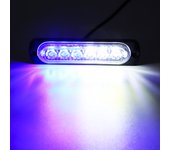 8/4PCS 6LED 12-24V Strobe LED Hazard Beacon Emergency Flashing Side Marker Light Warning Signal Towing for Trailer Trucks Boat