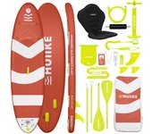 Tabla Paddle Surf Hinchable con Accesorios Premium - HUIIKE | Tabla Padel Surf Hinchable con Remo Doble Uso y Asiento Kayak | Stand Up Paddle Board Gran Estabilidad y Resistencia | Pádel SUP Board