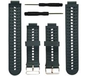 Silicone Watch Band Solid Color Wrist Strap Replacement For Garmin Forerunner 220/230/235/620/630/735