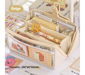 Flip Prism Pencil Bag Transparent Large Capacity Stationery Box New Junior High School Student Stationery Bag Pencil Box