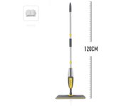 Escoba Mágica de Limpieza de Piso con Almohadillas de Microfibra Rotación de 360°, Mopa Plana, Hecho en DR-FE122