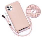 FAMZ Funda Colgante Iphone 11 Pro Max Silicona Rosa