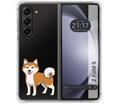 Funda Silicona Antigolpes para Samsung Galaxy Z Fold 5 5G diseño Perros 02 Dibujos
