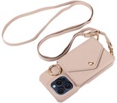 Leather Phone Case for Samsung GalaxyA52 A52S A53 A54 A72 A73 A91 M01core M13 Anti-Drop with Long Lanyard and Mirror Phone Cover
