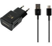 Samsung Cargador Original EP-TA200EBE Carga Rápida (15W- 3A) Negro