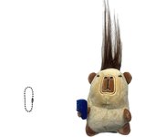 Creative Cute Capybara Plush Keychain Fashion Stuffed Animal Doll Keyring Car Keychain Backpack Pendant Decor Accessories Gifts