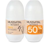 Mussvital botanics forte duplo desodorante roll-on 2x75ml