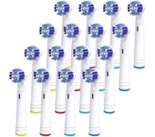 SB20 Para Oral B Pro Precision Clean Recambios para Cepillo de Dientes Eléctrico Vitality _ Pack de 20 Cabezales