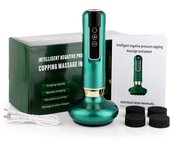 12/6 Levels Intelligent Vacuum Cupping Massager Negative Pressure Heating Wireless Scraping Apparatus Dredge Meridian Relax