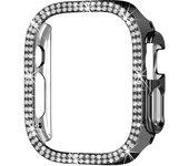 Protective Case for Apple Watch Case 9/8/7 41mm 45mm Bling Rhinestone Women Bumper Frame Cover iWatch Series 40mm 44mm 6/5/4 SE