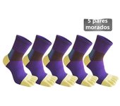 1/5 Pairs Toe Short Socks Man Sport Cotton Patchwork Compression Breathable Sweat-Absorbing Fitness Hiking Five Finger Socks