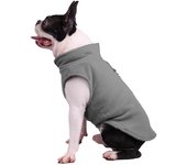 Fleece Vest Dog Sweater Warm Pullover Fleece Dog Jacket with Leash Ring Winter Pet Clothes for Small Dogs Cats Boy or Girl