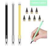 10pcs Eternal Pencil Set Macaron For Kids Cute Pens Painting Art School Office Supplies Infinity Pencils Tips Stationery