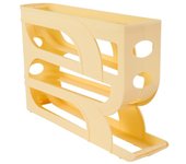 3 / 4 Layer Automatic Egg Roller Large Capacity Refrigerator Egg Storage Box Household Egg Roller Rack Egg Dispenser Organiser