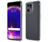 Funda Silicona Antigolpes Transparente para Oppo Find X5 Pro 5G