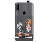 Tumundosmartphone Funda Gel Transparente para Huawei P Smart Z diseño Avestruz Dibujos