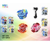 MR POPYE - PEONZAS - SET PEONZAS - INCLUYE 1 MANILLAR Y 2 PEONZAS - COLOR SURTIDO ALEATORIO - IDEAL PARA REGALAR - JUGUETE PARA NIÑOS Y NIÑAS - PRODUCTO OFICIAL - MR POPYE