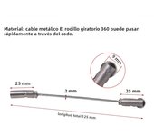 Electrician Professional Automatic Thread Guide Connector Head Cable Elastic Threader Repair Fast Cable Puller Auxiliary Tool