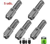 Powerful LED Flashlight 100000 Lumen Tactical Flashlights Rechargeable USB 18650 Waterproof Zoom Fishing Hunting LED Flashlight
