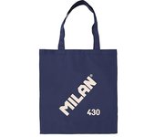 MILAN  Bolsa tote bag serie 1918, azul marino