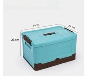 Capacity Storage Box With Lid Large Car Boot Organiser Trunk Organiser Foldable Storage Box Trunk Home Sundries Organizer Box