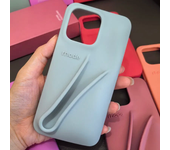 New Luxury Rhode Soft Silicone Phone Case for IPhone 16 15 Pro Max DIY Lipstick Make-up Portable Lip Gloss Holder Cover