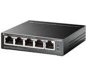 Switch tp-link professional 5 port gigabit easy smart 4 port poe+