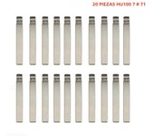 20 pieces HU100 Flip Key Blade For Xhorse / Keydiy Universal Remote Flip Keys
