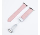 Leather Magnetic Buckle Strap for Apple Watch 8 45mm 41mm Ultra 49mm Geniune Leather Band for iWatch Series 7 6 5 38mm 41mm 40mm